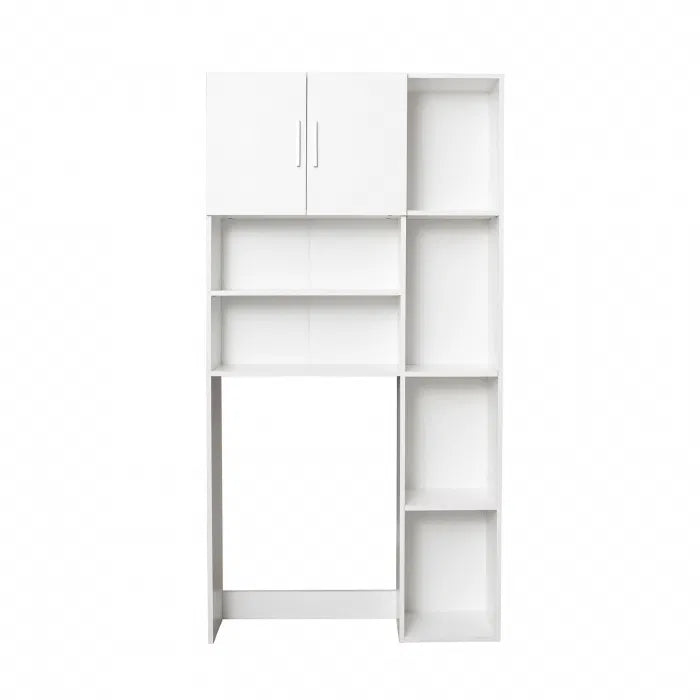 Dulap Masina De Spalat Xl, 2 Usi, Alb, 97x30x190cm