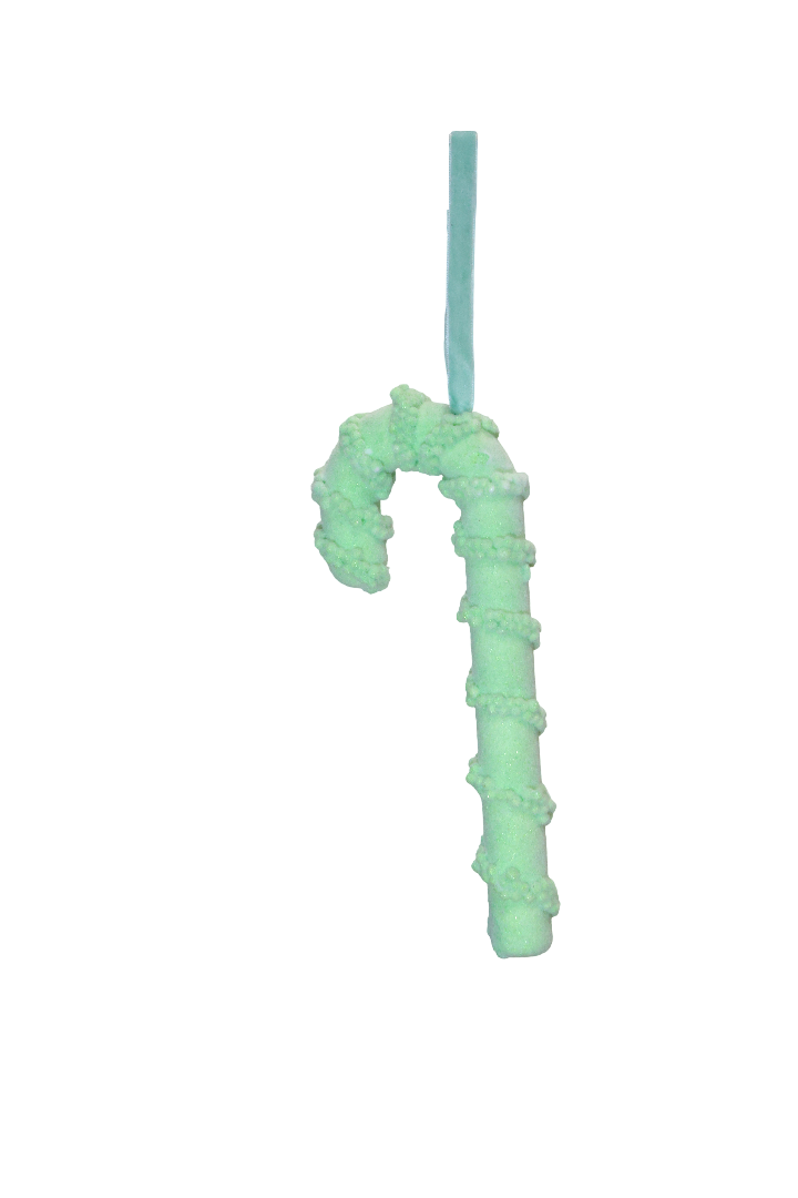 XMAS ORNAMENT DE AGATAT BASTON VERDE DIN CATIFEA