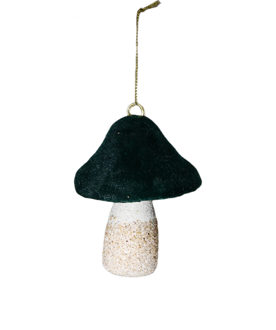 Ornament De Agatat, Ciuperca Cu Palarie Verde Si Piciorul Pl