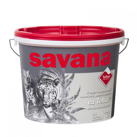 Vopsea Ultrarezist Superlavabila  Savana Cu Teflon Int 15l