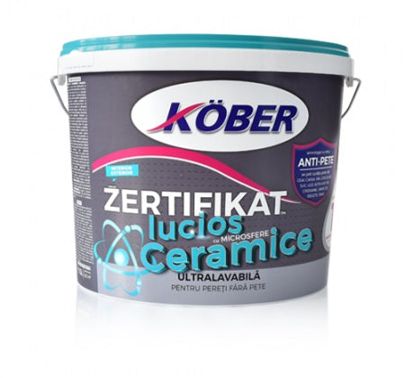 Vopsea Ultralavabila Zertifikat Cu Microsfere Ceramice,lucios, Alb 3l
