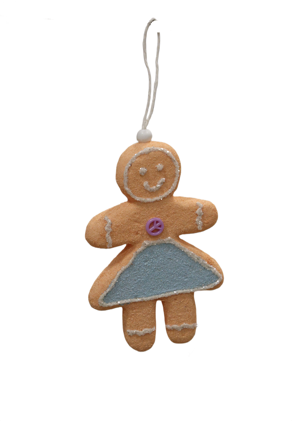 XMAS ORNAMENT TURTA DULCE, FETITA MARO CU BLEU