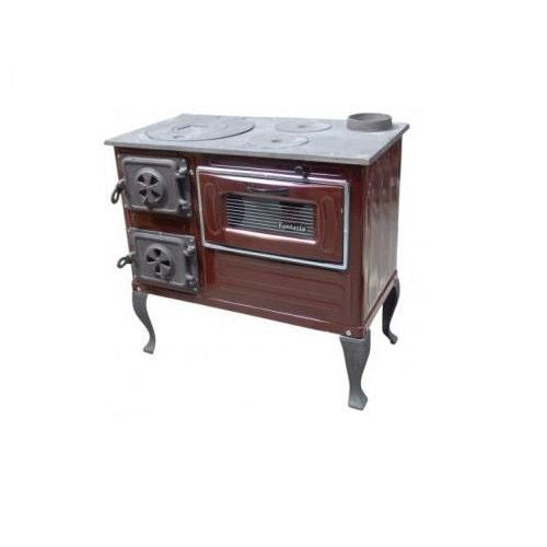 Soba Pe Lemne 6.7kw Fantazia, Cos Dreapta Maro, 800x430x700mm