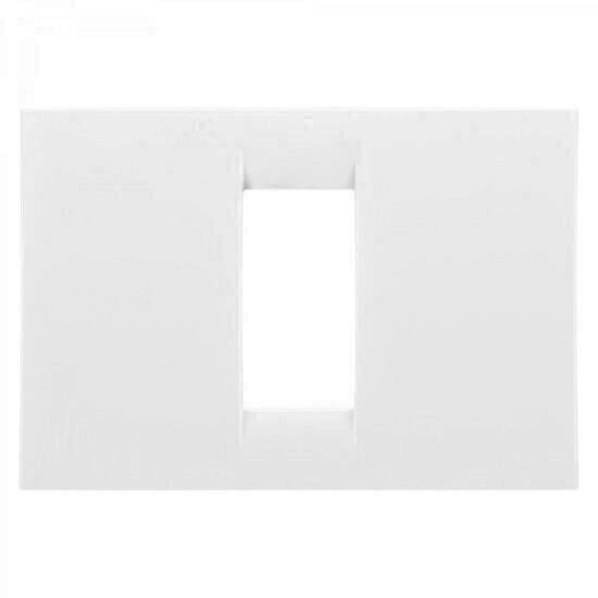 Rama Gewiss System Virna Gw22101, 1 Modul, Alba, Pentru Priza / Intrer