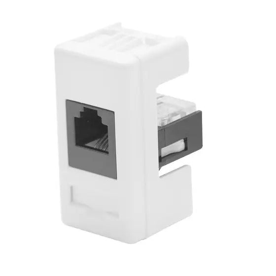 Priza Telefon System Gw20251, Rj11, Incastrata, Modulara - 1 M, Alba