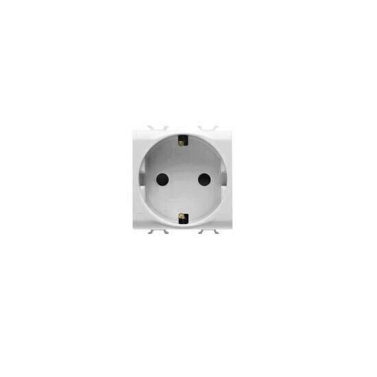 Priza 2p+e Chorus, Gewiss Gw10241, 2m, Alb