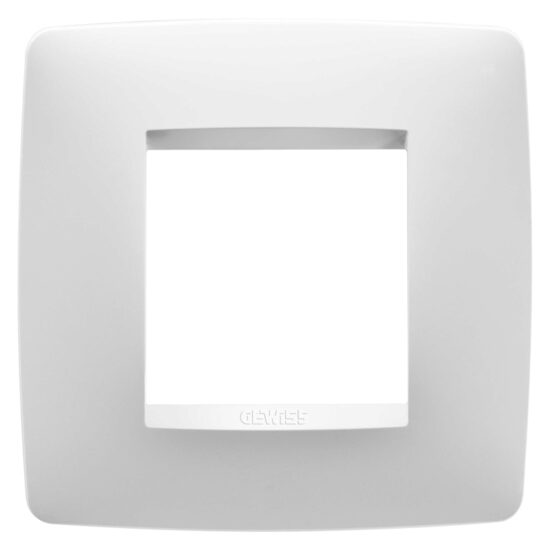 Rama Decor 2 Module Chorus, Gewiss Gw16122tb, Alb Lapte