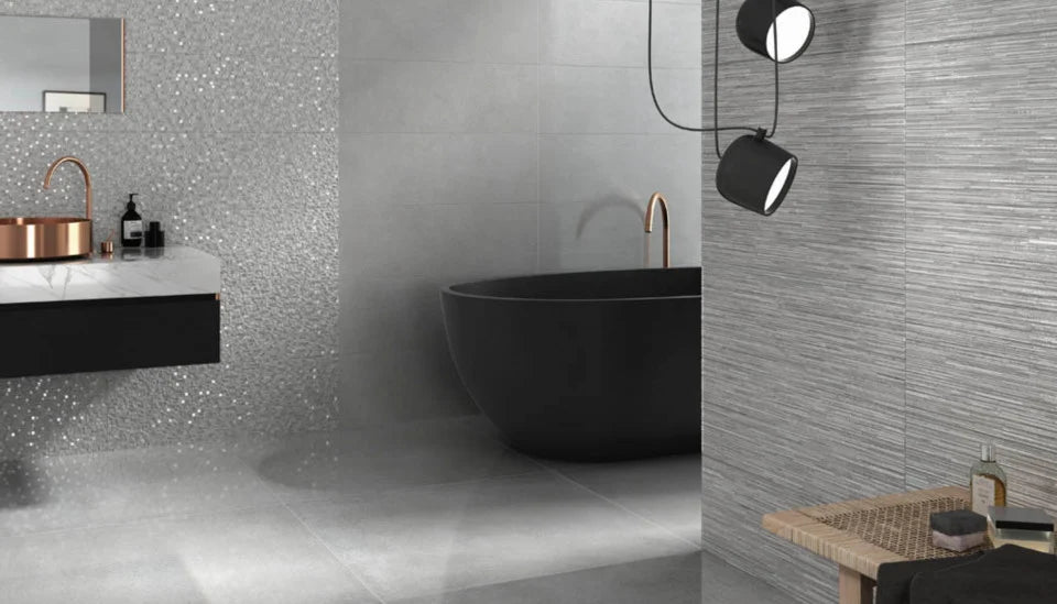 Faianta Mosaic Hit Gris R 25x75  1.45 Mp/cutie