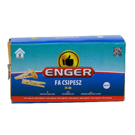 Cleme Pentru Rufe Din Lemn 36buc