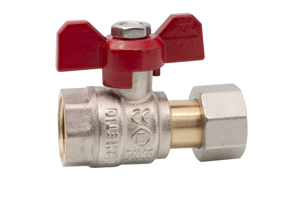 Robinet Sferic Tip Fluture Cu Olandez 1/2 Ff