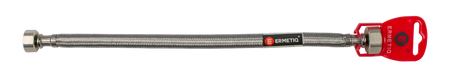Racord flexibil ranforsat cu inox de 40 cm și filete interioare 1/2 x 3/8