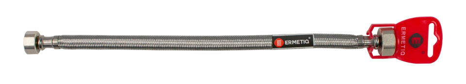 Racord flexibil cu împletitură inox de 60 cm cu filete 1/2 × 3/8 interior-interior