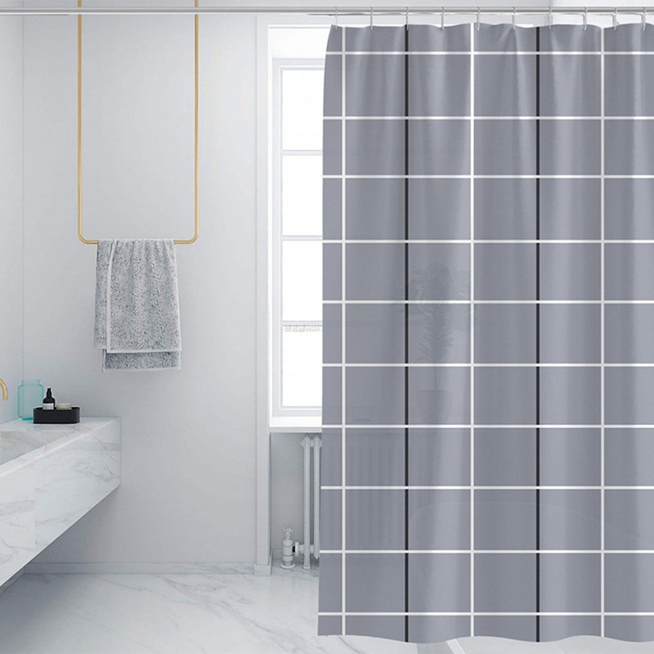 Perdea Dus Large Grid  180x200