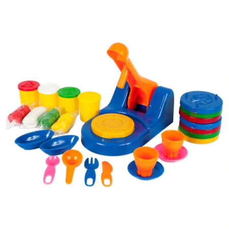 Set Plastilina 4x40gr Hamburger