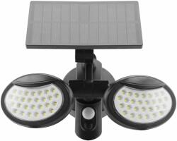 Lampa Solara Led Smd 10w Pe Perete Dubla Cu Senzor Pir Entac