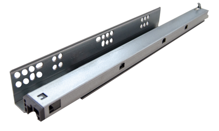 Set glisiere cu amortizor și extindere totală de 350 mm