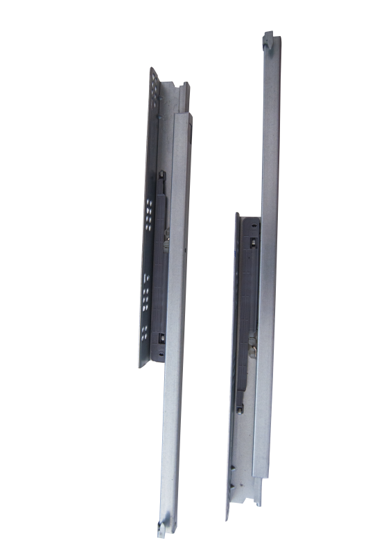 Set glisiere pentru sertar cu amortizor Soft Close și extindere parțială 300 mm