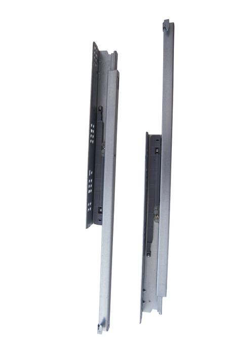 Set glisiere pentru sertar cu amortizor Soft Close și extindere parțială 300 mm