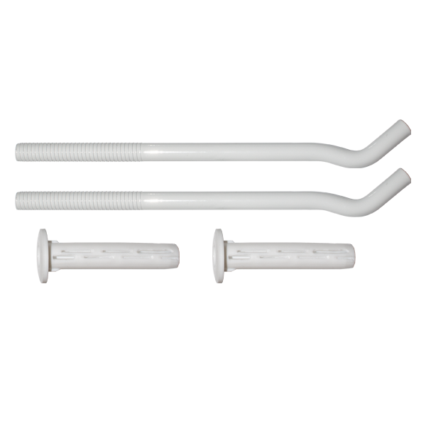 Set fixare calorifer din aluminiu 9×170 mm cu 2 console și dibluri