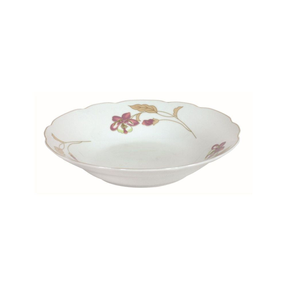 Farfurie adâncă 23 cm, colecția Storczyk, porțelan elegant Domotti 63158