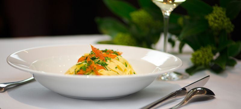 Farfurie plată Brasserie ARIANE din porțelan alb pentru horeca 21 cm