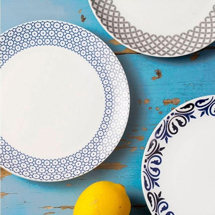Farfurie plată diametru 26.5 cm colecția Marocco, portelan, elegantă - Ambition 29175