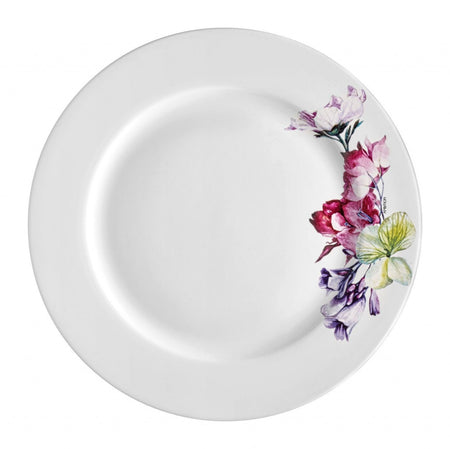Farfurie plată 27 cm Garden floral, porțelan New Bone China, strat protector AMBITION 29139
