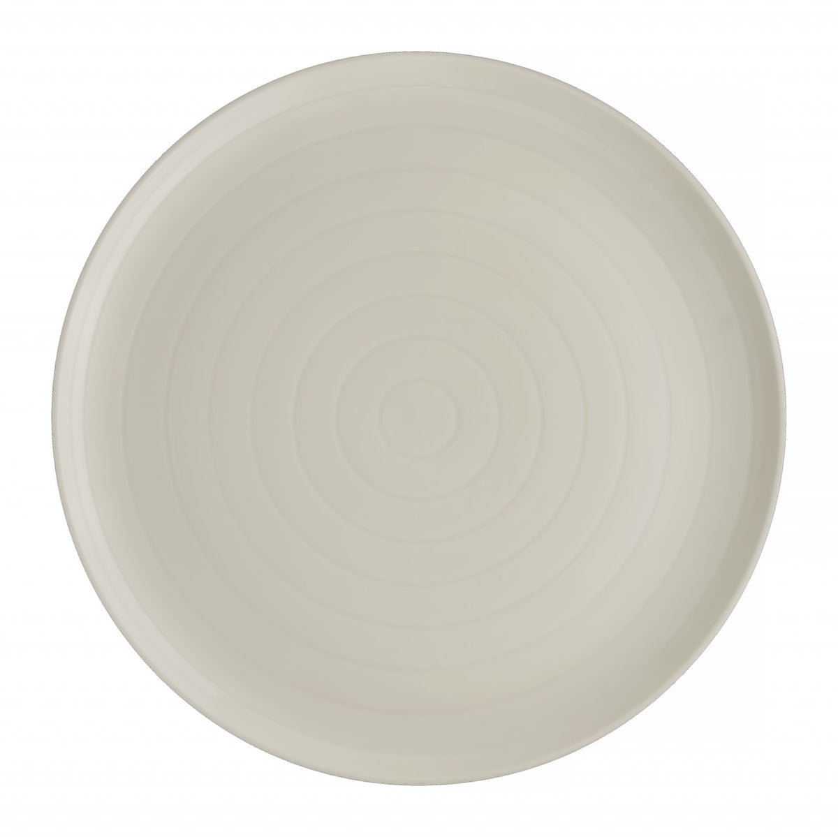 Farfurie plată porțelan 27 cm Ambition Piano, design minimalist, culori pastel Gri