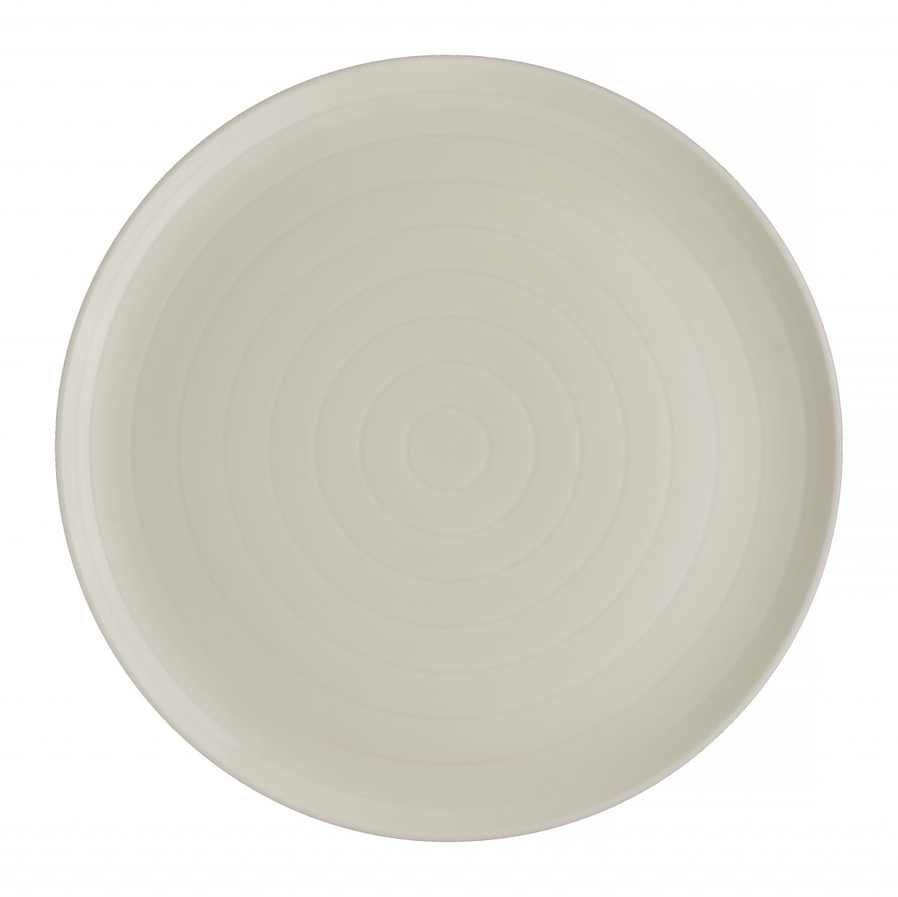 Farfurie plată porțelan 27 cm Ambition Piano, design minimalist, culori pastel Gri