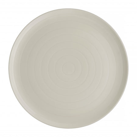 Farfurie plată porțelan 27 cm Ambition Piano, design minimalist, culori pastel Gri