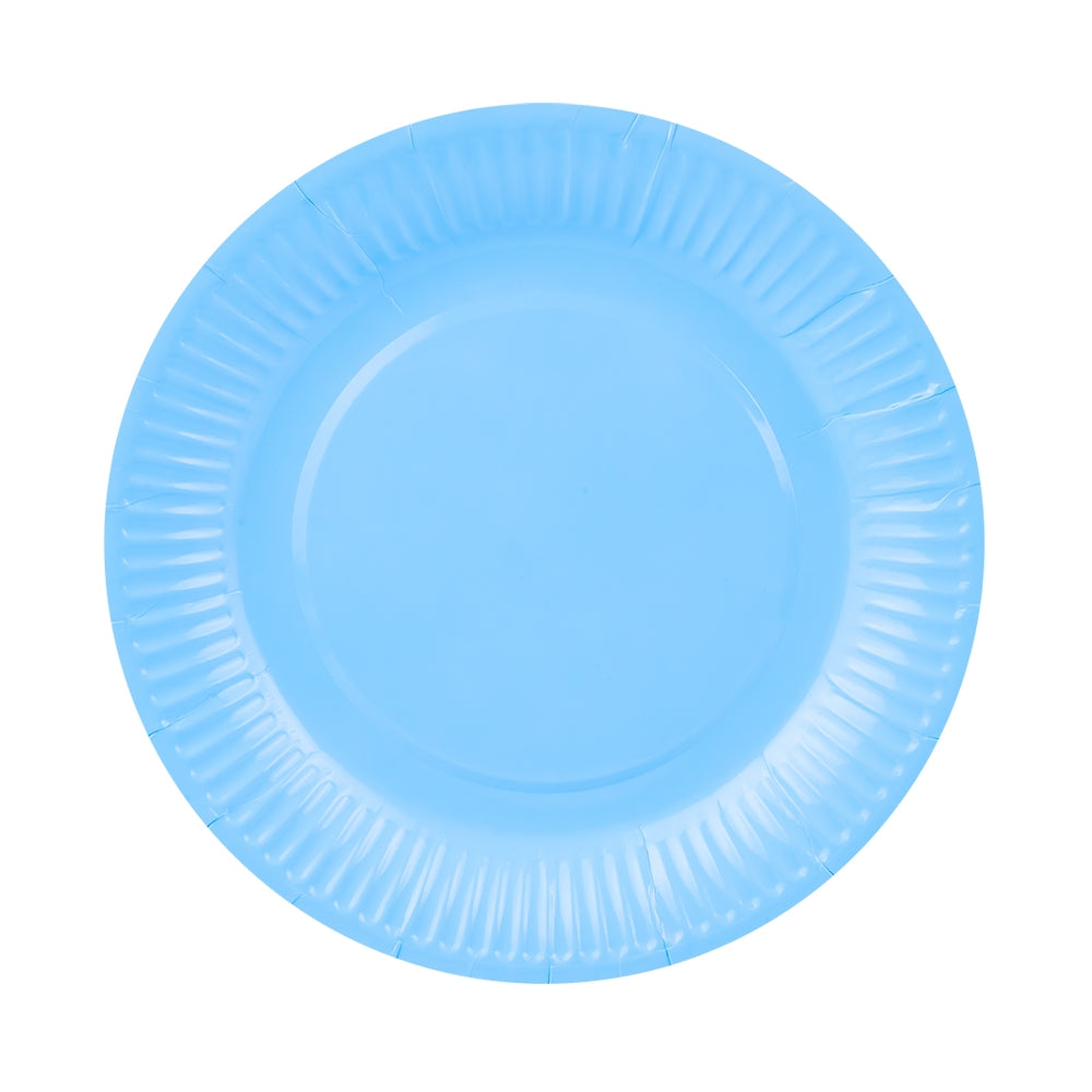 Farfurii Carton Pentru Party, Albastre, 23cm