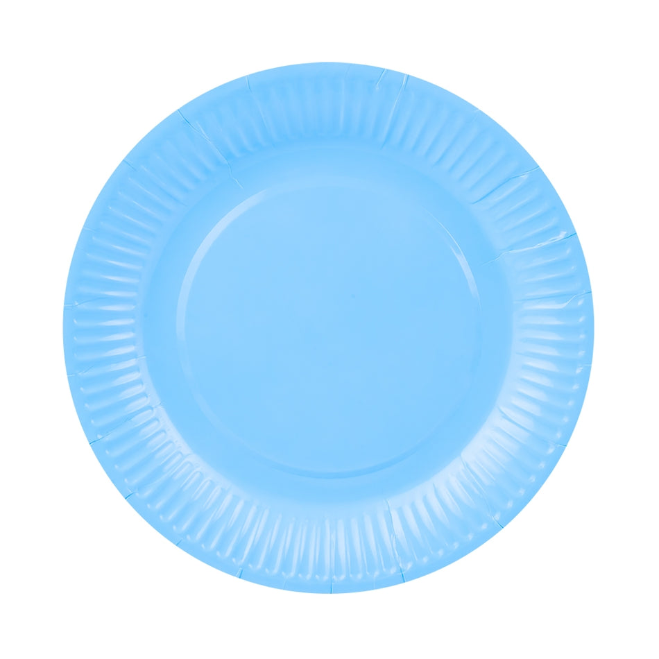 Farfurii Carton Pentru Party, Albastre, 23cm