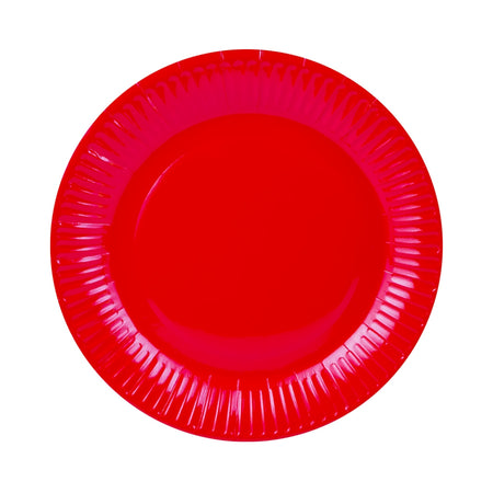 Farfurii Carton Pentru Party, Rosii, 23cm