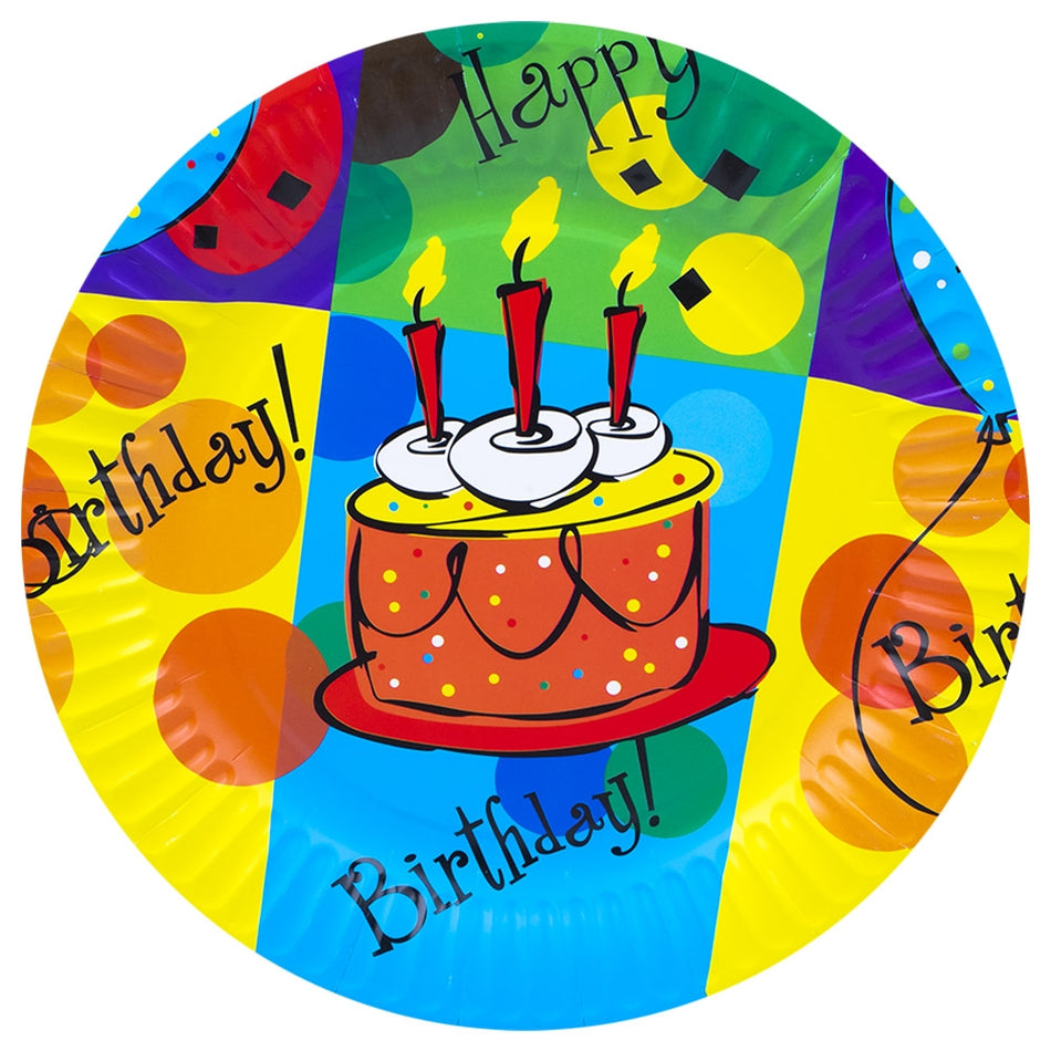 Farfurii Carton, Pentru Party, 24 Cm, 10 Buc/set