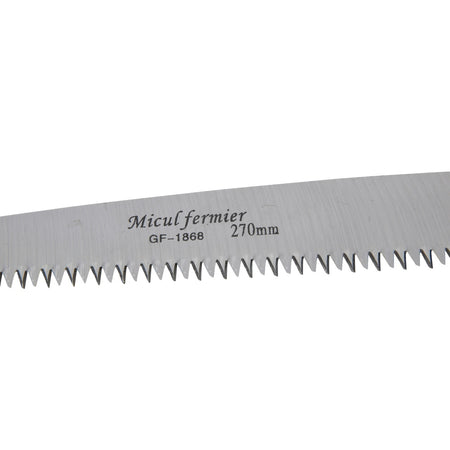 Fierăstrău pliabil cu lamă dreaptă 270 mm și mâner ergonomic Micul Fermier GF-1868