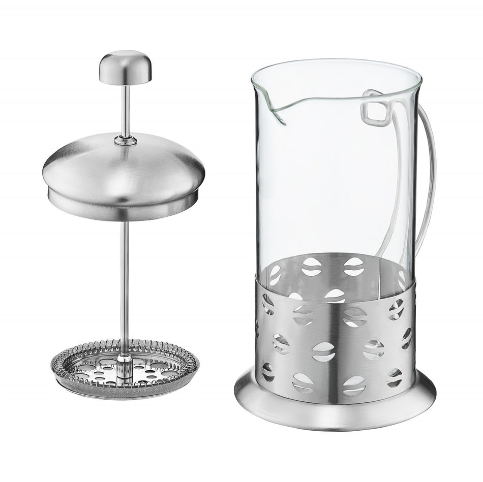 Filtru ceai sau cafea Larissa Ambition pentru infuzie, sticlă termorezistentă 600 ml Boabe de cafea