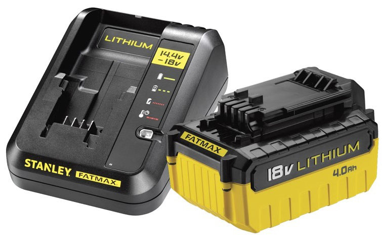 Pachet Stanley Fatmax Fmc694m1-Qw 2a îNcarcator Si 4ah Acumulator Kit