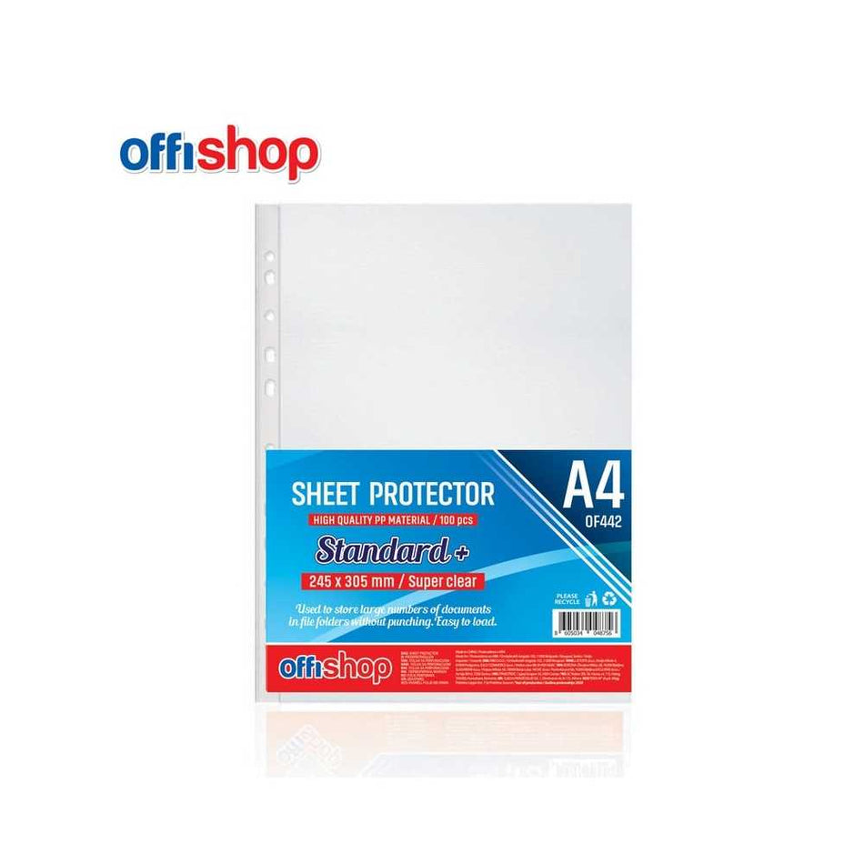 Folie Protectie A4, Super Clear, 40mic, 100buc/set - Offishop Of442