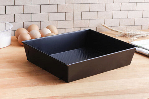 Formă/tavă de copt dreptunghiulară SNB Black cu înveliș non-stick, diverse dimensiuni 28 × 23.5 × 6 cm