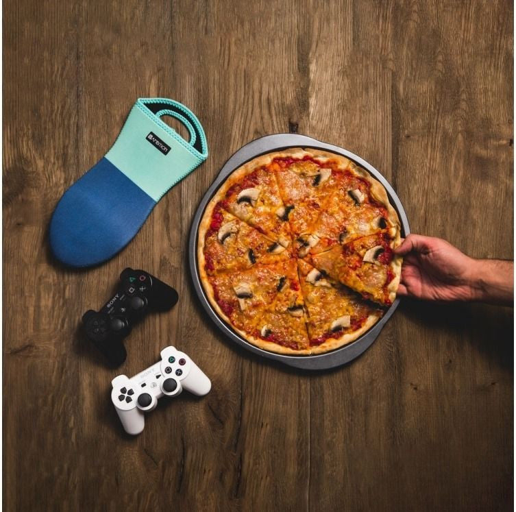 Forma copt pizza 35,5 cm, otel carbon, ILAG Basic, manere laterale, Ambition 69938