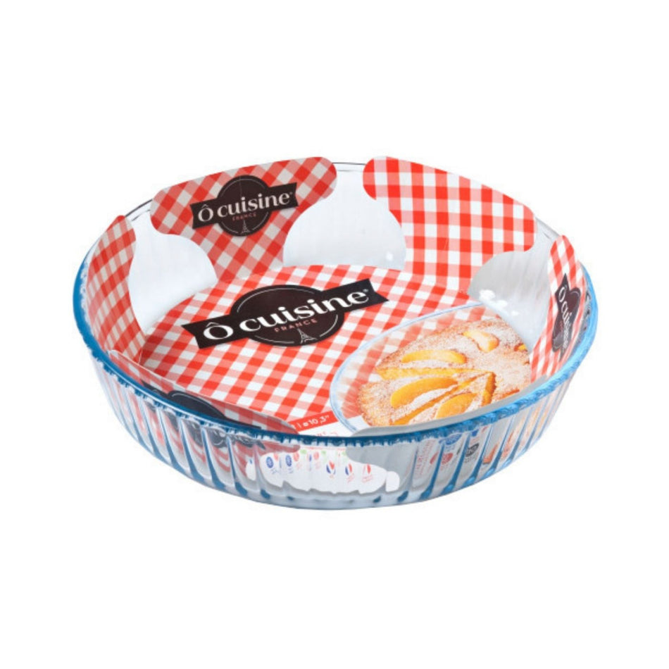Forma tarta 26 cm, 2,1 L, sticlă termorezistentă pentru cuptor OCUISINE 40622