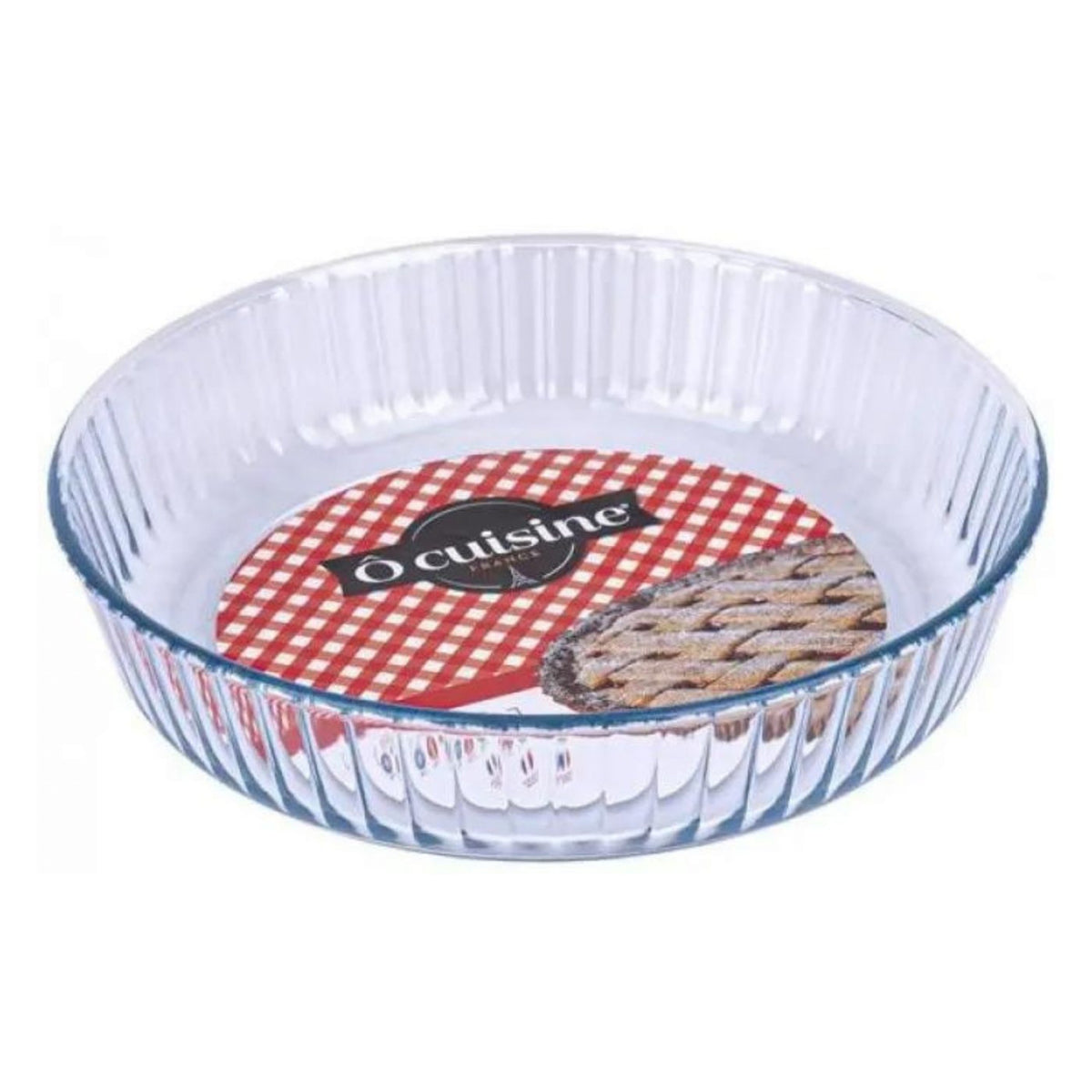 Forma tarta 26 cm, 2,1 L, sticlă termorezistentă pentru cuptor OCUISINE 40622