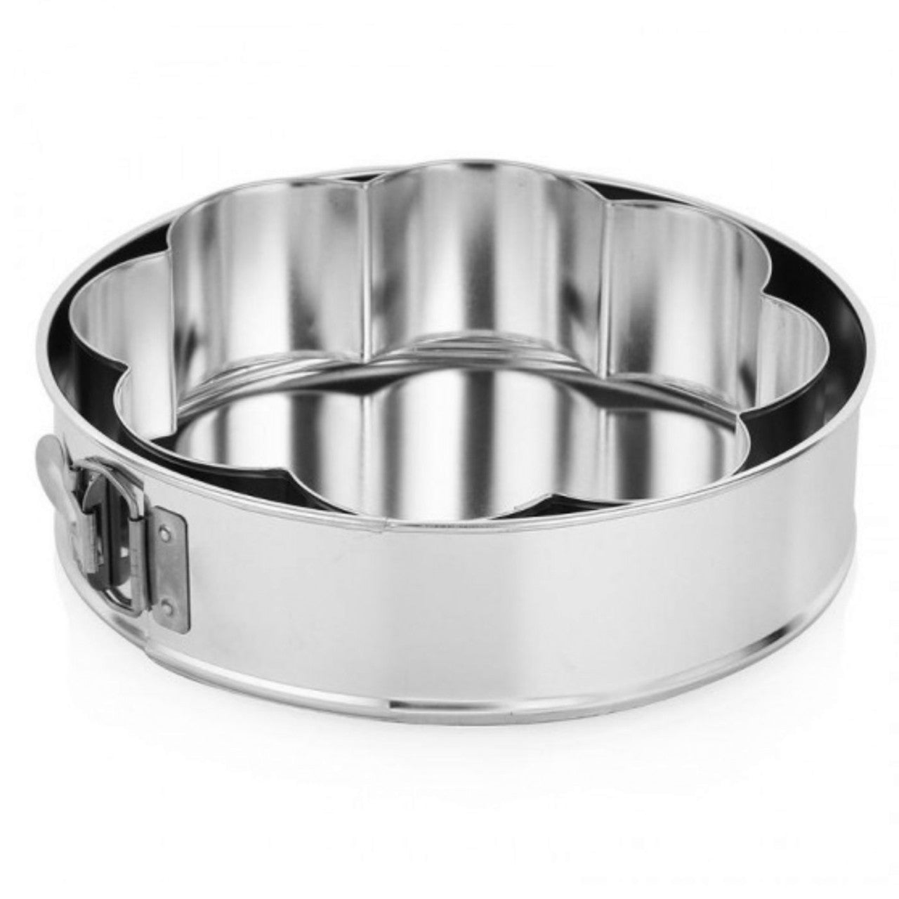 Forme de tort SNB Silver cu bază detașabilă, diverse modele Rotundă Floare