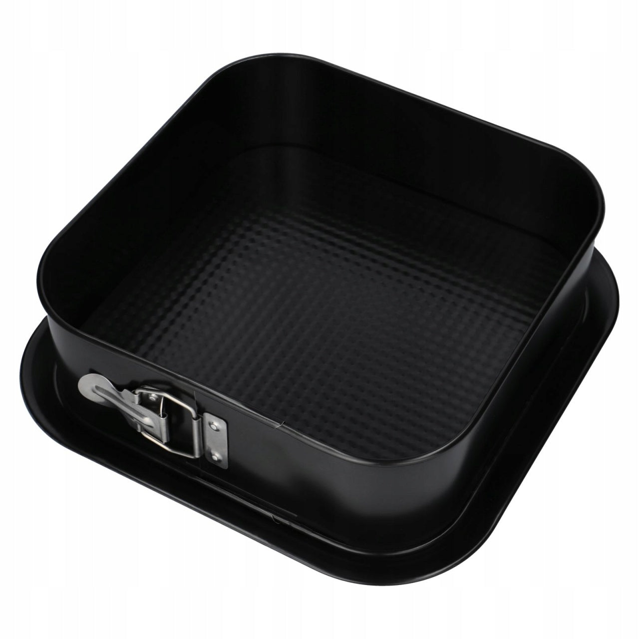 Forma tort 24×24×6 cm non-stick cu bază detașabilă, negru SNB 87867
