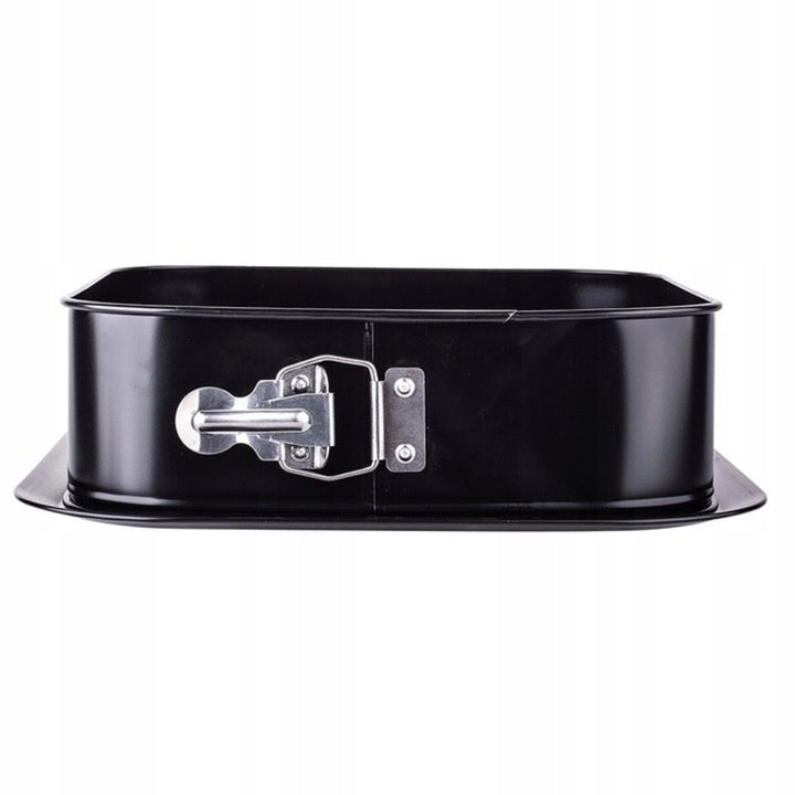 Forma tort 24×24×6 cm non-stick cu bază detașabilă, negru SNB 87867