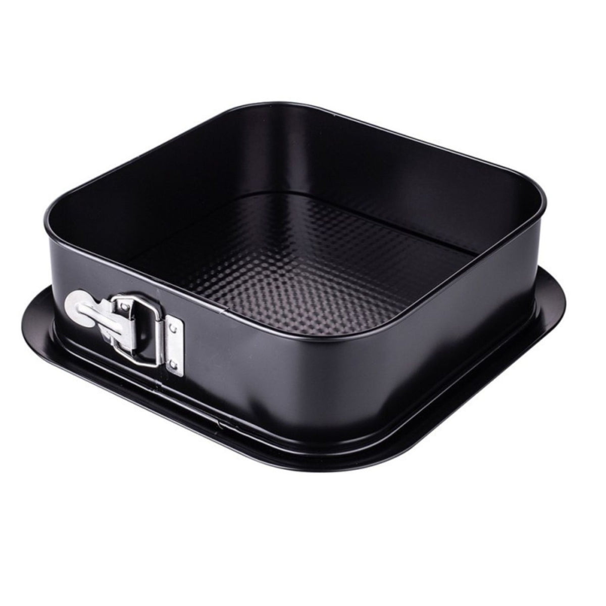 Forma tort 24×24×6 cm non-stick cu bază detașabilă, negru SNB 87867