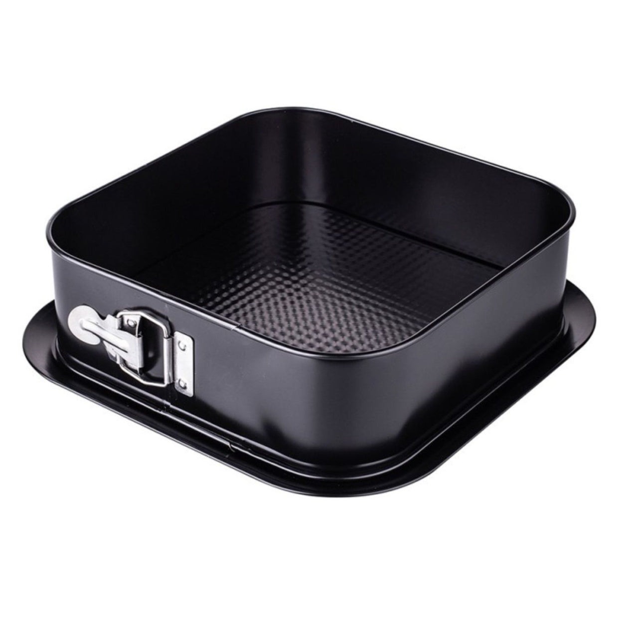 Forma tort 24×24×6 cm non-stick cu bază detașabilă, negru SNB 87867
