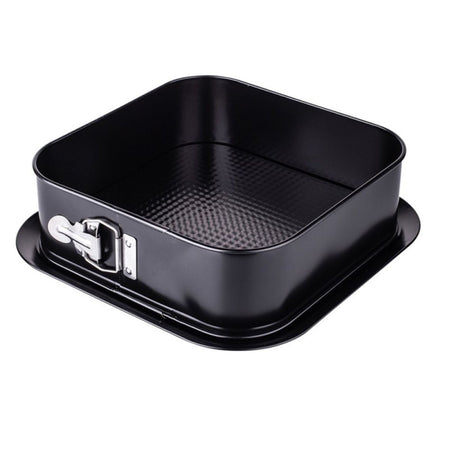 Forma tort 24×24×6 cm non-stick cu bază detașabilă, negru SNB 87867