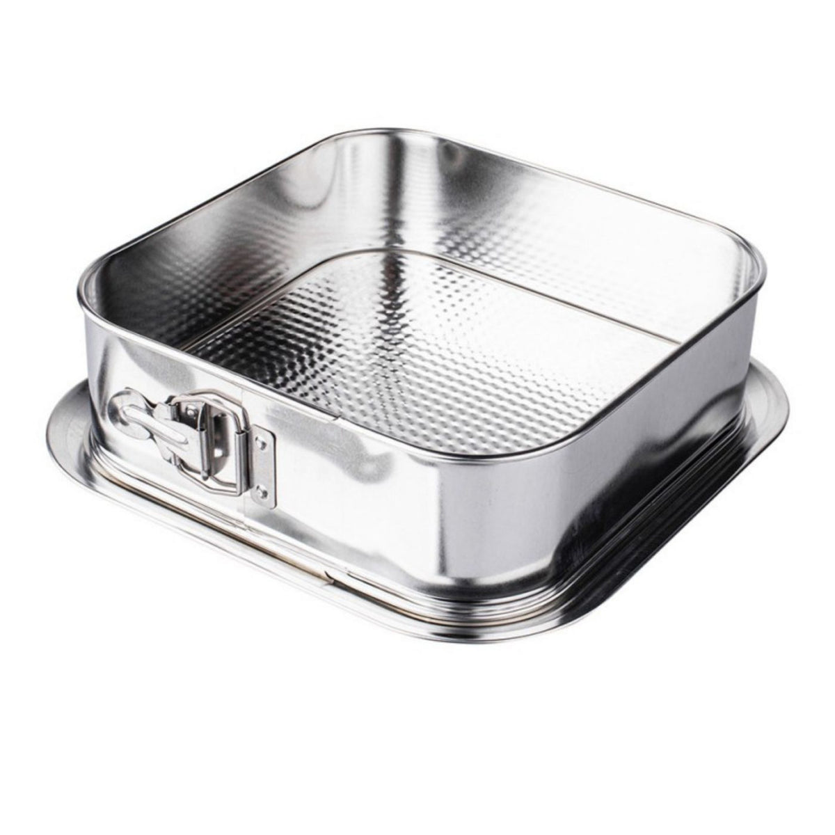 Formă de tort texturată cu bază detașabilă Silver SNB, diverse forme și dimensiuni