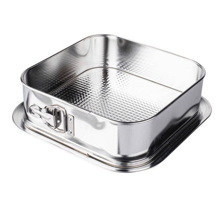 Formă de tort texturată cu bază detașabilă Silver SNB, diverse forme și dimensiuni